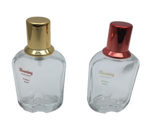 Botellas de perfume del vidrio esmerilado 30ml 50ml 100ml privadas de aire para el paquete cosmético