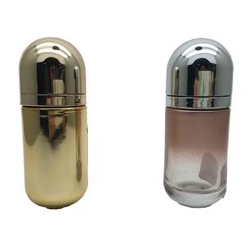 Botellas de perfume de cristal antiguas de gama alta, botella recargable del espray de perfume con el casquillo magnético