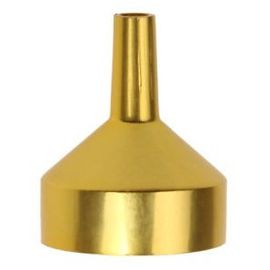 El mini embudo del perfume del metal, el embudo minúsculo de aluminio para la botella de perfume modificada para requisitos particulares acepta