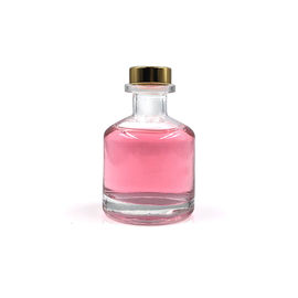Las botellas de cristal claras recicladas del difusor/grabaron en relieve las botellas de cristal del Aromatherapy