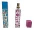 Botellas de perfume de cristal decorativas, botellas de aceite vacías de la fragancia con el rociador/los casquillos del color