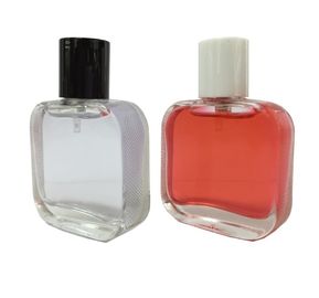 tipo botella de la encrespadura 25ML de perfume cristalina del rosa con el casquillo del plástico del ABS/PP